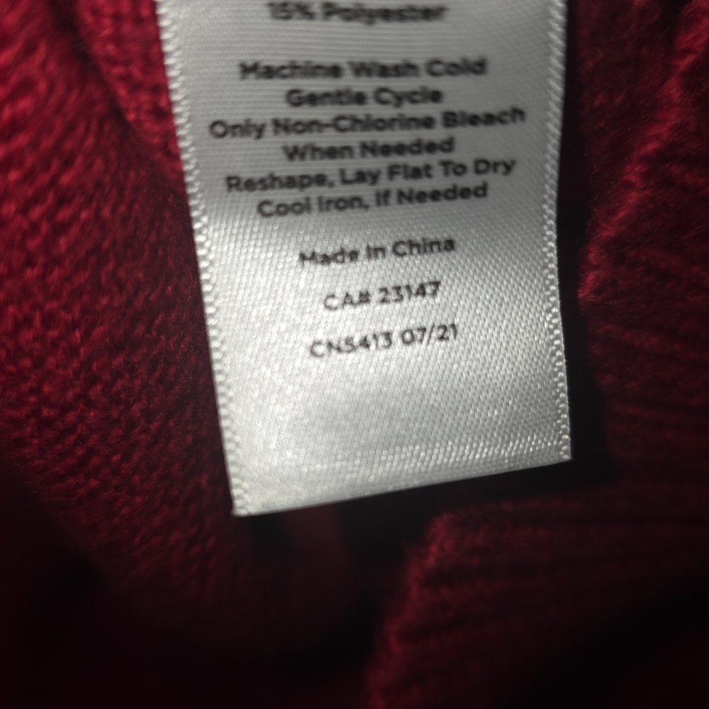 Red Snowflake Sweater - Picture 7 of 7